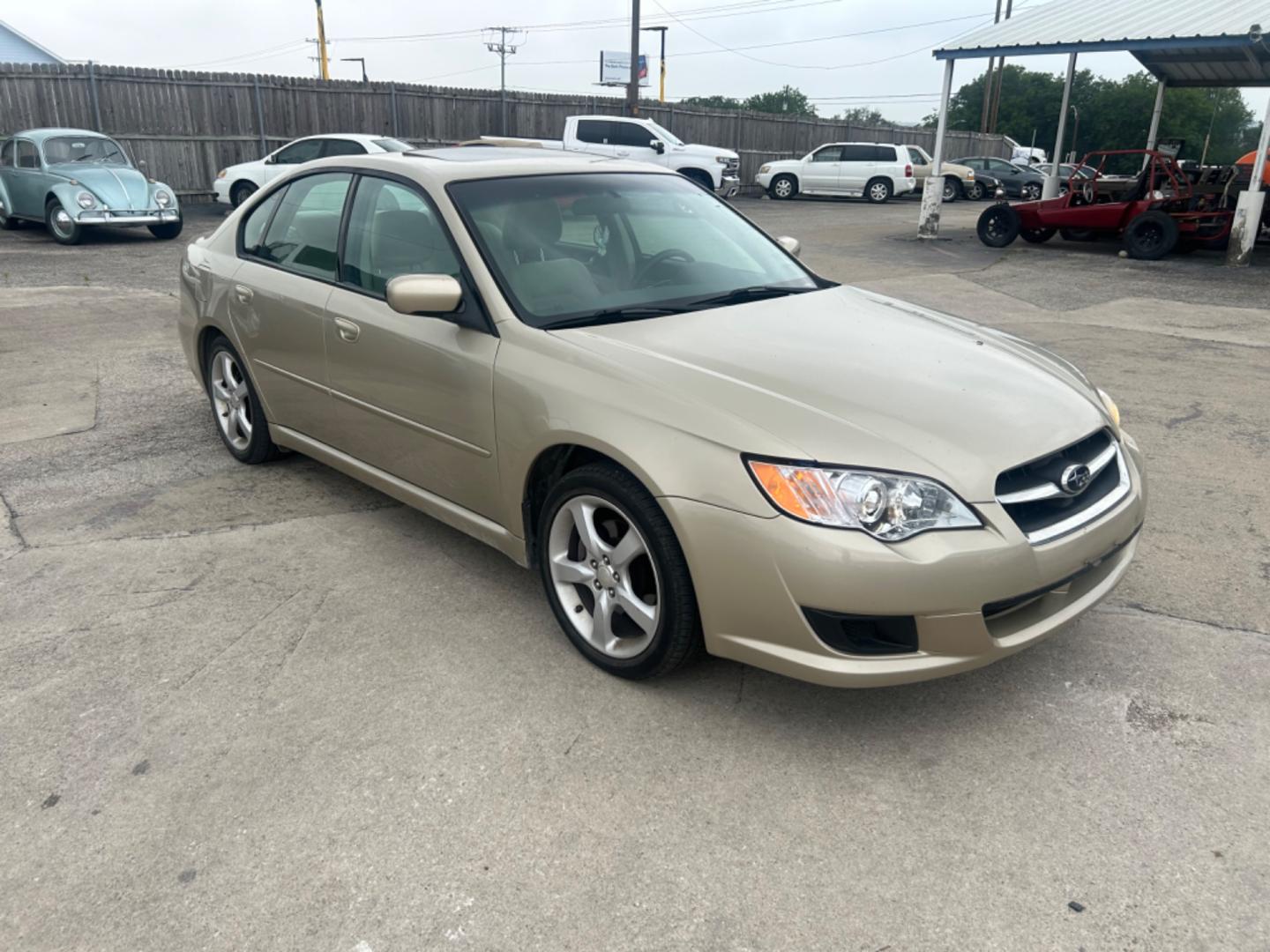 2008 Gold Subaru Legacy (4S3BL616987) , located at 1687 Business 35 S, New Braunfels, TX, 78130, (830) 625-7159, 29.655487, -98.051491 - Photo#1